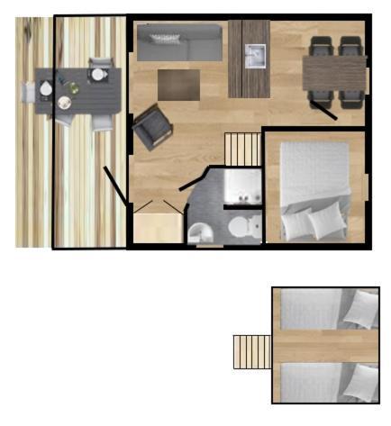Tornby Strand Camping Cottages Hirtshals Rom bilde